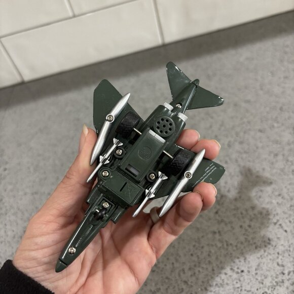 8" Black Air Force SR-71A Blackbird Die Cast Jet Plane Toy Pull Back Action Gift - Picture 3 of 6